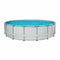12 Foot Metal Frame Above Ground Pool Set with Filter Pump Framed Swimming Pools Swimming Pool Above Ground Pool Pools for Backyard Outdoor Pool Above Ground Pools Backyard Pool Frame Pool