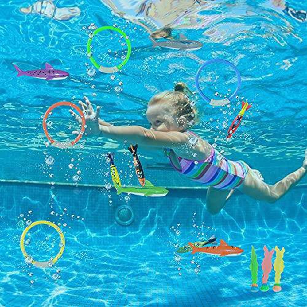 Diving Toys Set for Pool, Swimming Pool Diving Toys for Kids, Toddler