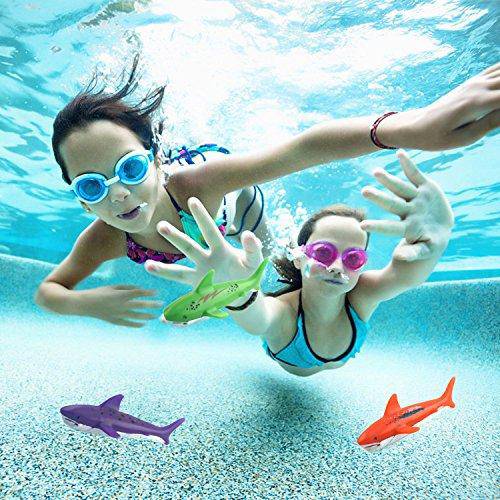 Fullsexy Underwater Swimming Pool Diving Rings, Diving Sticks Toys for