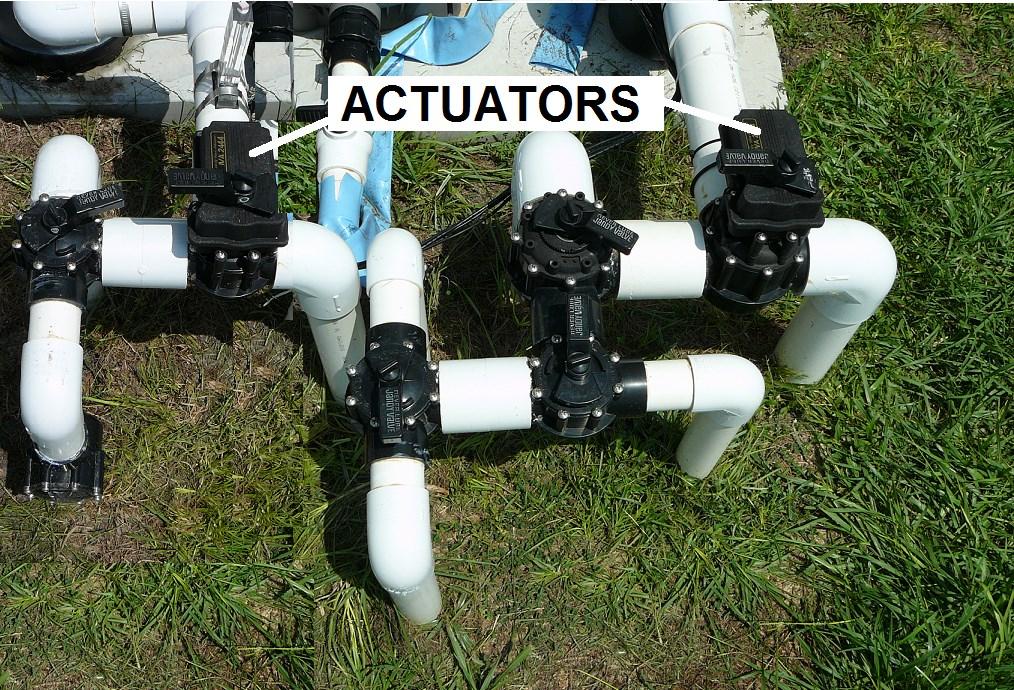 Pool Valve Actuators Syncronization