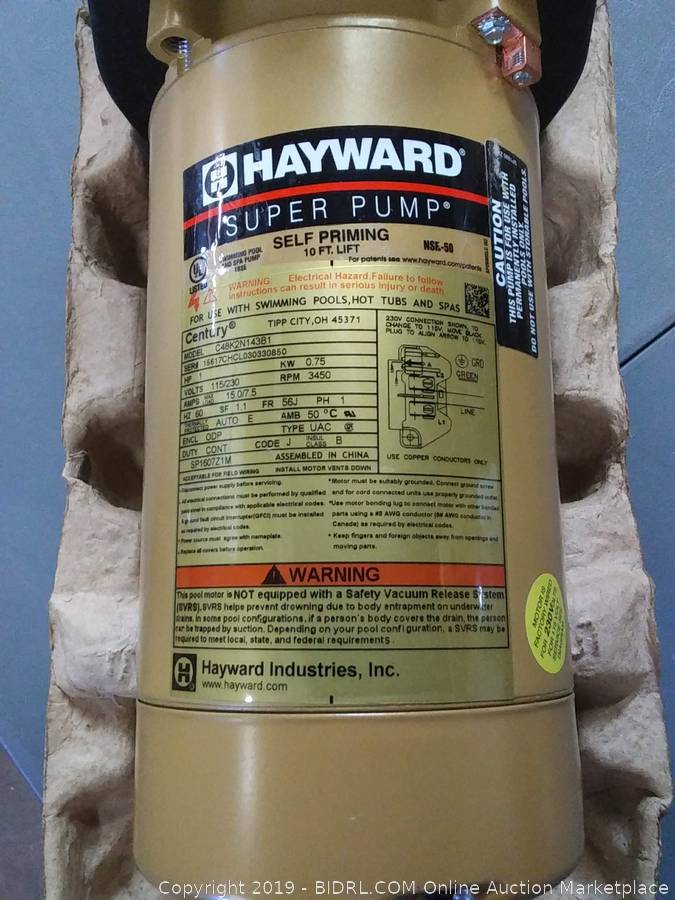 How to Understand a Hayward Pool Motor Label