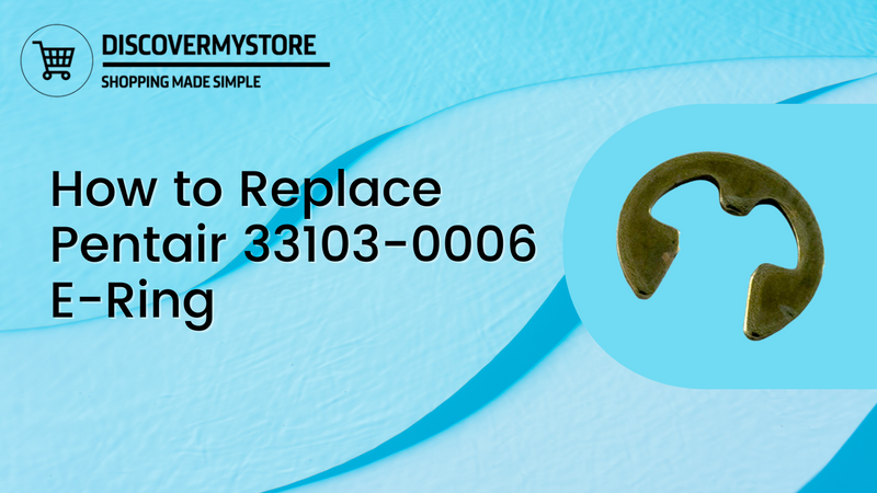 How to Replace Pentair 33103-0006 E-Ring
