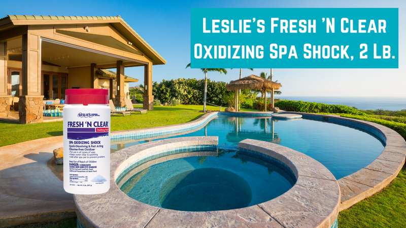 Leslie's Fresh 'N Clear Oxidizing Spa Shock, 2 Lb.