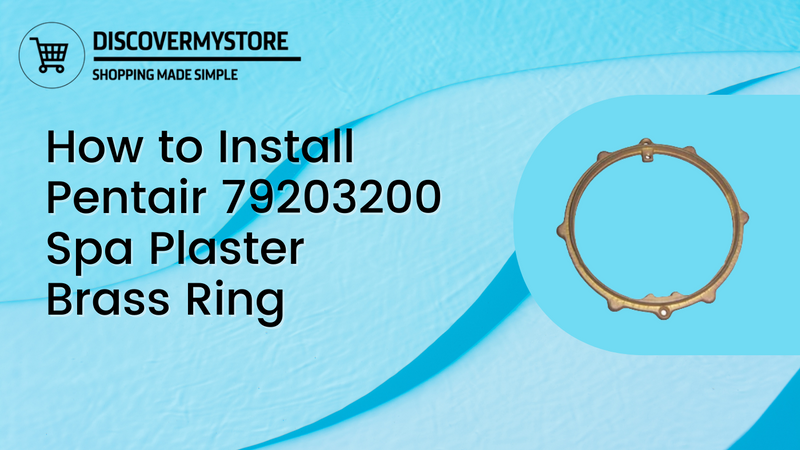 How to Install Pentair 79203200 Spa Plaster Brass Ring