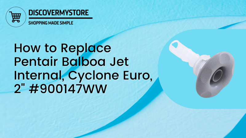 How to Replace Pentair Balboa Jet Internal, Cyclone Euro, 2" #900147WW