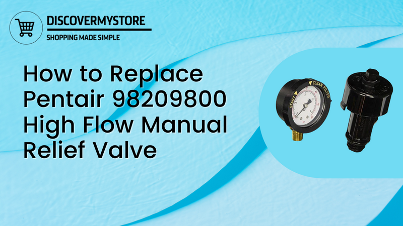 How to Replace Pentair 98209800 High Flow Manual Relief Valve Replacement and Spa Filter