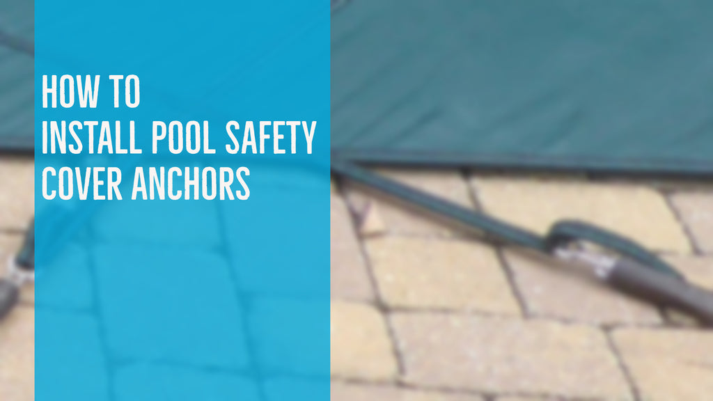 How to Install Pool Safety Cover Anchors DiscoverMyStore