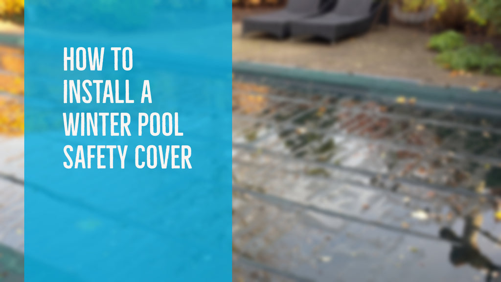How to install a Winter Pool Safety Cover for your In-Ground pool