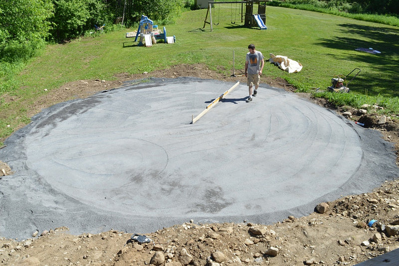 How To Install an AG Oval Pool - Pt 4, Preparing the Base