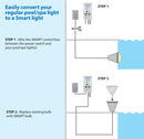 Life-Bulb Smart Color LED Spa Bulb System (E26 Base) | 120V System to 12V Wi-Fi Conversion | Lifetime Replacement Program