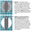 Life-Bulb Smart Wall-Mount Color LED Inground Pool Light System (75ft Cord) | 110V/120V | Lifetime Replacement Program