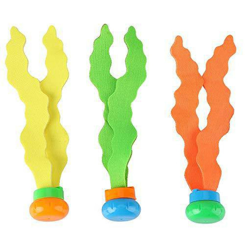 Soft Well Elasticity Algae Pool Toys, Pool Seaweed Toys, Plastic Harmless for Kids Toy