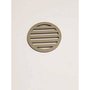 Plastic Drain Cover 3" inch diameter & 1/4" inch thick (color grey) - 10 pack