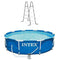 2.5-Foot Metal Frame Above-Ground Pool with Filter Pump + Pool Ladder x 10