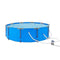 10' x 30" Frame Max Round Above Ground Swimming Pool with Pump Framed Swimming Pools Swimming Pool Above Ground Pool Pools for Backyard Outdoor Pool Above Ground Pools Backyard Pool