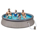 12’ x 36” Inflatable Above Ground Swimming Pool with Pump Full-Sized Inflatable Pools Swimming Pool Inflatable Pool Above Ground Swimming Pool Swimming Pools Pools for Backyard Above Ground Pool