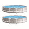 12ft x 12ft x 30in Frame Above Ground Swimming Pool w/ Pump (2 Pack) Framed Swimming Pools Swimming Pool Above Ground Pool Pools for Backyard Outdoor Pool Above Ground Pools Backyard Pool