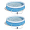 12ft x 30in Fast Set Above Ground Swimming Pool w/ Filter Pump (2 Pack) Full-Sized Inflatable Pools Swimming Pool Inflatable Pool Above Ground Swimming Pool Swimming Pools Pools for Backyard