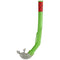13" Green and Clear Swimming Pool Youth Size Snorkel Accessory