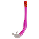13" Pink and Clear Swimming Pool Youth Size Snorkel Accessory