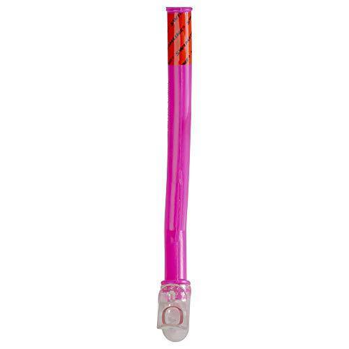 13" Pink and Clear Swimming Pool Youth Size Snorkel Accessory