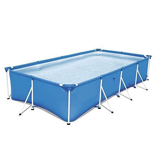 13ft x 7ft x 32in Rectangular Frame Above Ground Swimming Pool & Pump Framed Swimming Pools Swimming Pool Above Ground Pool Pools for Backyard Outdoor Pool Above Ground Pools Backyard Pool Frame Pool