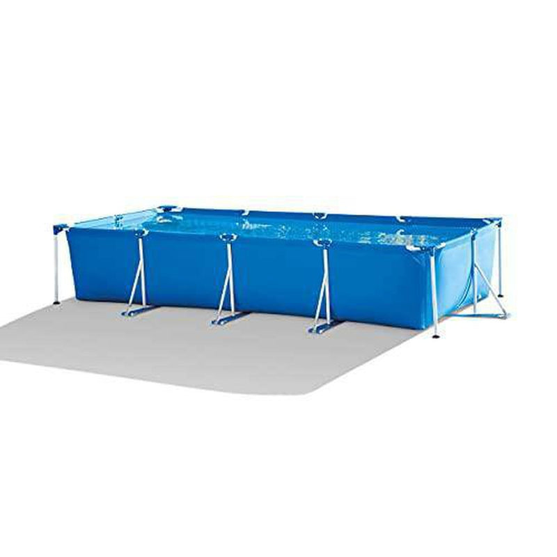 14.75ft x 2.75ft Rectangular Frame Above Swimming Pool with Filter Pump