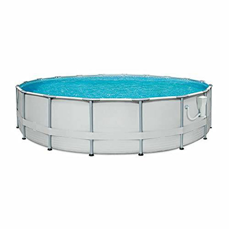 14 Foot Metal Frame Above Ground Pool Set with Filter Pump Framed Swimming Pools Swimming Pool Above Ground Pool Pools for Backyard Outdoor Pool Above Ground Pools Backyard Pool Frame Pool