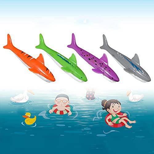 17 Pcs Pool Diving Toys Set - Underwater Diving Toys Set Great Gifts, Summer Swimming Pool Diving Entertainment for Kids