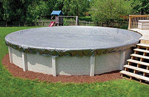18 Foot Round Swimming Pool Winter Cover, 16-Year Warranty