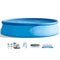 18' x 48" Inflatable Round Outdoor Above Ground Swimming Pool Set Full-Sized Inflatable Pools Swimming Pool Inflatable Pool Above Ground Swimming Pool Swimming Pools Pools for Backyard