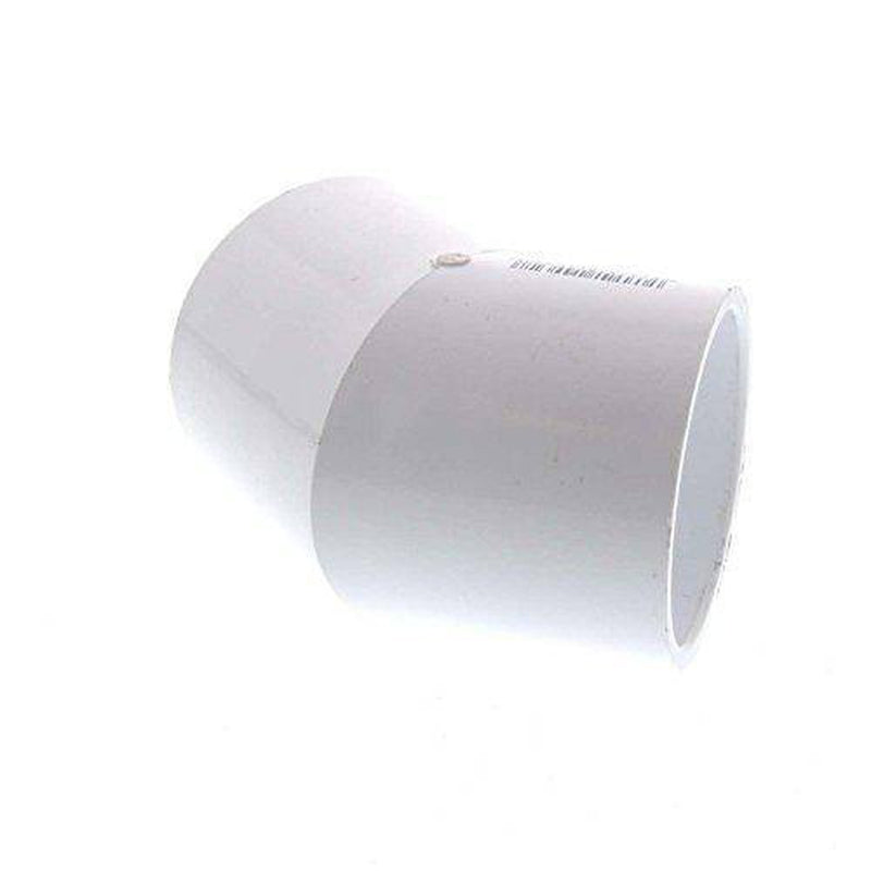 2" Elbow 45° Slip x Slip Sch 40 PCV Fitting White