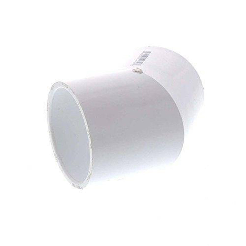 2" Elbow 45° Slip x Slip Sch 40 PCV Fitting White