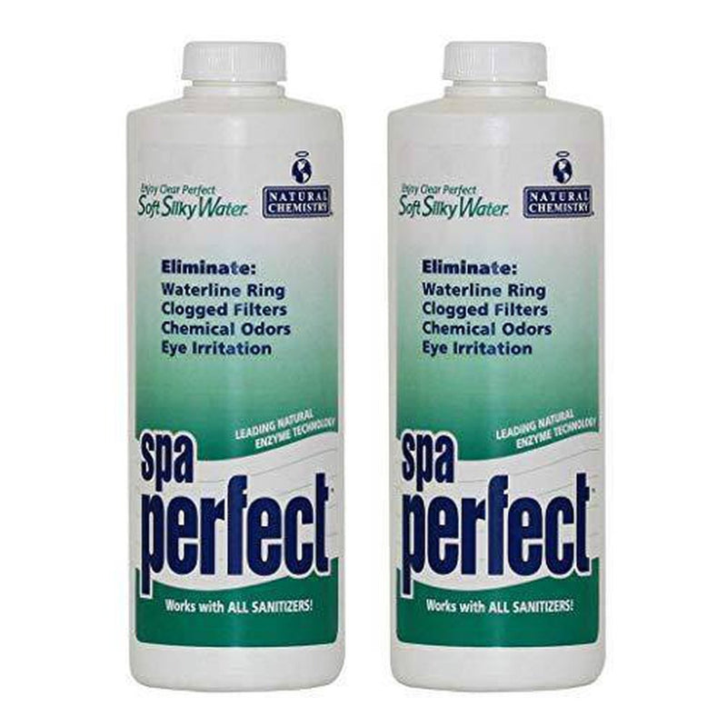 2) Natural Chemistry 04021 Hot Tub Spa Perfect Water Maintenance - 16oz Each