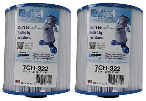 2) New Unicel 7CH-322 Replacement Spa Filter Cartridges 32 Sq Ft PAS35-2 FC-0420