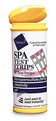 2) New ZODIAC NATURE2 W29300 Monopersulfate MSP, pH. Alkalinity 100 Test Strips ..(from