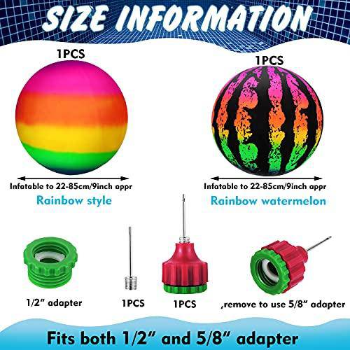 2 Pieces Swimming Pool Balls Inflatable Pool Ball Pool Float Toy Ball
