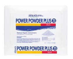 Leslie's Power Powder Plus Flagship Pool Shock and Super-Chlorinator, 1lb - 12 Pack