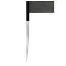 Enclo Privacy Screens 3.5ft H x 3.5ft W EC18002 WoodTek Vinyl Lincoln No-Dig Privacy Fence Screen, Charcoal