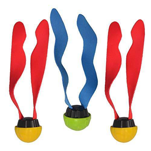 28 Pcs Diving Pool Toys Jumbo Set with Storage Bag Includes (4) Diving Sticks, (4) Diving Rings, (4) Toypedo Bandits, (8) Pirate Treasures, (3) Diving Toy Balls, (3) Fish Toys, (2) Stringy Octopus