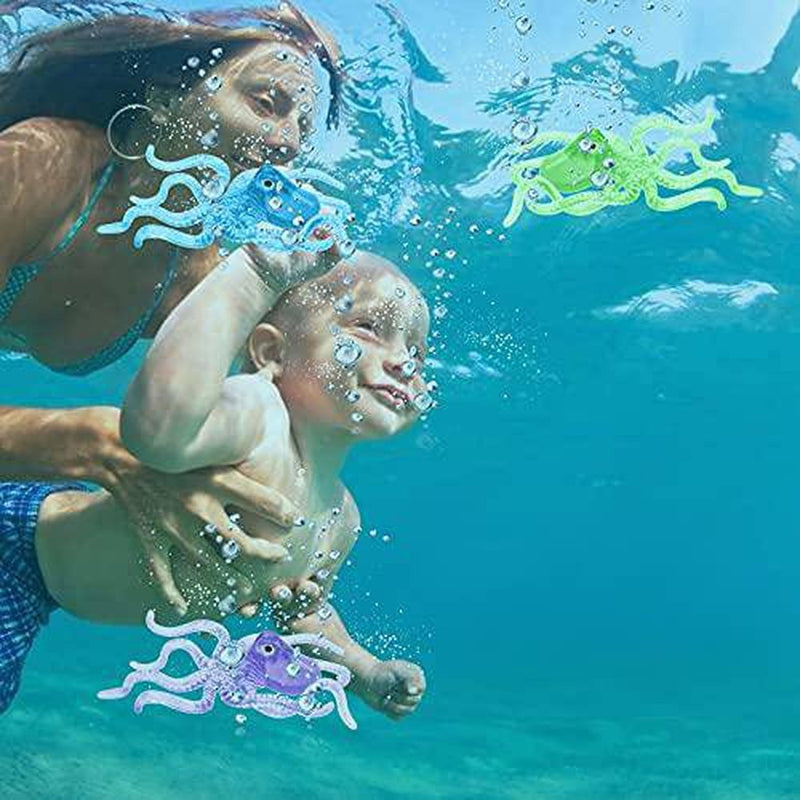 3/4/6PC Diving Toys Swimming Pool Diving Toys Pool Rings Dive Sticks Shark Toy Pool Gems Gifts for Boys and Girls