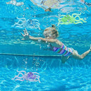 3/4/6PC Diving Toys Swimming Pool Diving Toys Pool Rings Dive Sticks Shark Toy Pool Gems Gifts for Boys and Girls