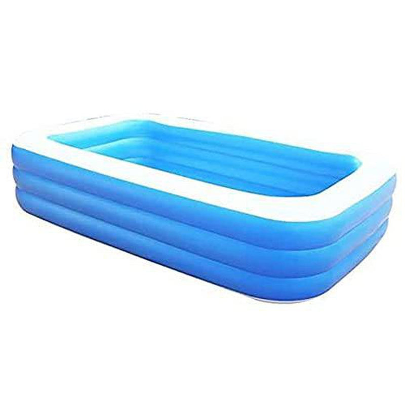 3 Layers Inflatable Swimming Pools,for Kid & Family, 180 142 60Cm,Outdoor Summer Party,Great for Kids Swimming, Playing.