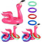 3 Pack Flamingo Inflatable Pool Ring Toss Games for Kids, Floating Swimming Pool Ring with 12 Rings Pool Party Toys Beach Toys Summer Outdoor Yard Game for Kids Boys Girls Backyard Family Water Toys