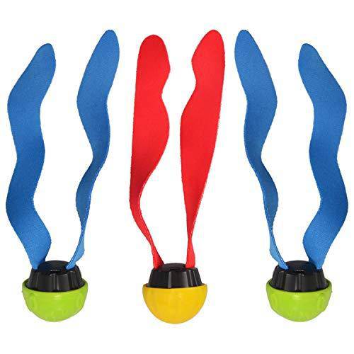30 Pcs Diving Pool Toys Jumbo Set with Storage Bag Includes (5) Diving Sticks, (6) Diving Rings, (5) Pirate Treasures, (4) Toypedo Bandits, (3) Diving Toy Balls, (3) Fish Toys, (4) Stringy Octopus