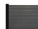 Enclo Privacy Screens 3.5ft H x 3.5ft W EC18002 WoodTek Vinyl Lincoln No-Dig Privacy Fence Screen, Charcoal