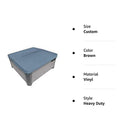 MySpaCover Long-Lasting Hot Tub and Spa Cover Replacement with EPS Insulation Foam, 4, 5, 6 Inch Taper for Any Shape and Size up to 96 inch (Custom)