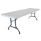 Lifetime 42980 Folding Utility Table , 8 Feet, White Granite, Pack of 4