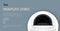 1Love Sauna Dome Luxor Zero XL, Near-Zero EMF Far Infrared Sauna, 360 Degree Coverage, Professional One Person Infrared Sauna Dome with Infrared Mat. Germanium, Tourmaline, Bian and Jade Stones