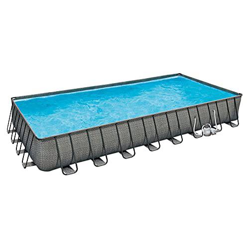 32ft x 16ft x 52in Rectangle Frame Above Ground Swimming Pool Set Framed Swimming Pools Swimming Pool Above Ground Pool Pools for Backyard Outdoor Pool Above Ground Pools Backyard Pool Frame Pool